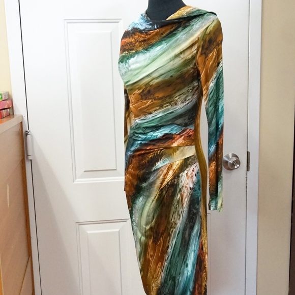 PARTY DRESS STRETCH MADE IN EUROPE - Picture 5 of 6